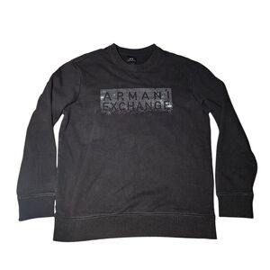 Armani Exchange Black Men's SweaterA|X Armani Exchange Sweatshirt M Black Rhines